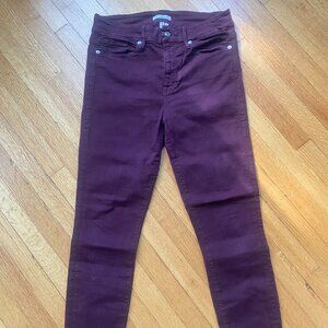 Good American Good Fit Women's Jeans Size 12/31 Burgundy
